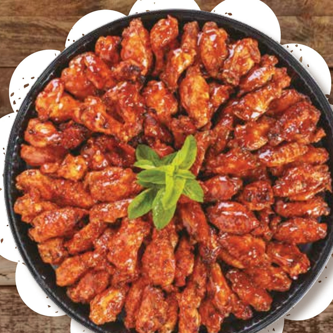 The Sticky Wings Trio Platter